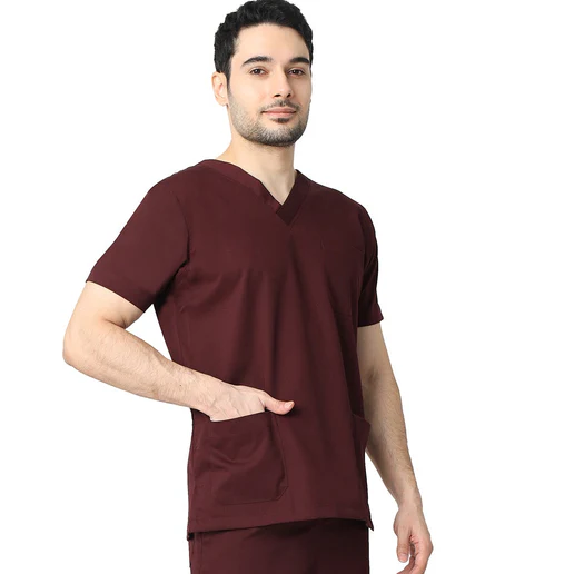 Men's Aqua Scrub Suit 2-Way Stretch / Liquid Repellant Free Embroidery (SMART FIT) - Image 10