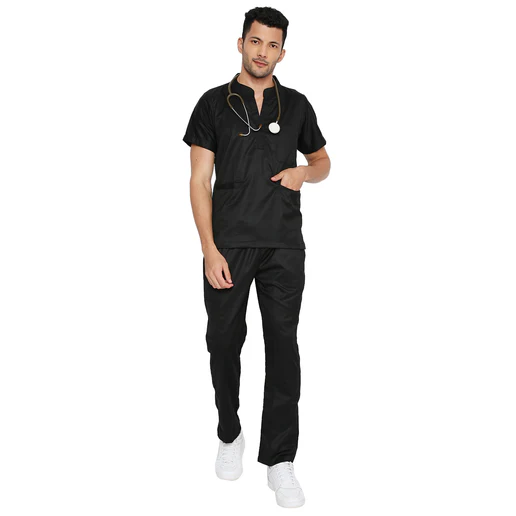 Men's LYF Chinese Collar Scrub Suit- Free Embroidery (REGULAR FIT) - Image 26