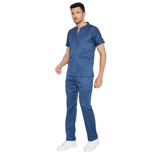 Men's LYF Chinese Collar Scrub Suit- Free Embroidery (REGULAR FIT) - Image 23