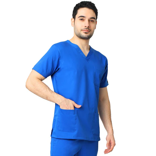Men's Aqua Scrub Suit 2-Way Stretch / Liquid Repellant Free Embroidery (SMART FIT) - Image 19