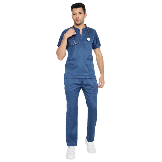 Men's LYF Chinese Collar Scrub Suit- Free Embroidery (REGULAR FIT) - Image 18
