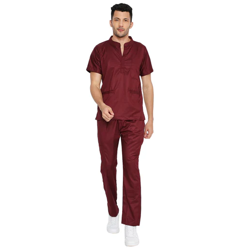 Men's LYF Chinese Collar Scrub Suit- Free Embroidery (REGULAR FIT) - Image 13
