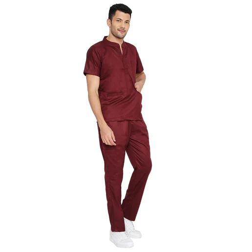 Men's LYF Chinese Collar Scrub Suit- Free Embroidery (REGULAR FIT) - Image 11