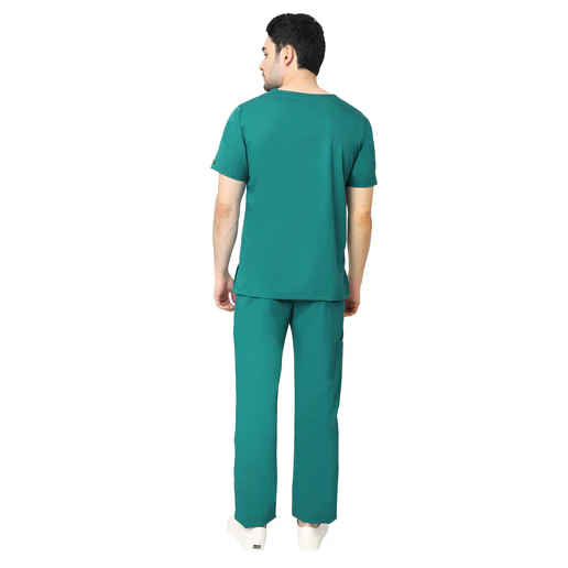 Men's Aqua Scrub Suit 2-Way Stretch / Liquid Repellant Free Embroidery (SMART FIT) - Image 30