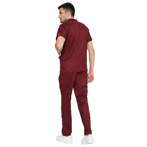 Men's LYF Chinese Collar Scrub Suit- Free Embroidery (REGULAR FIT) - Image 9